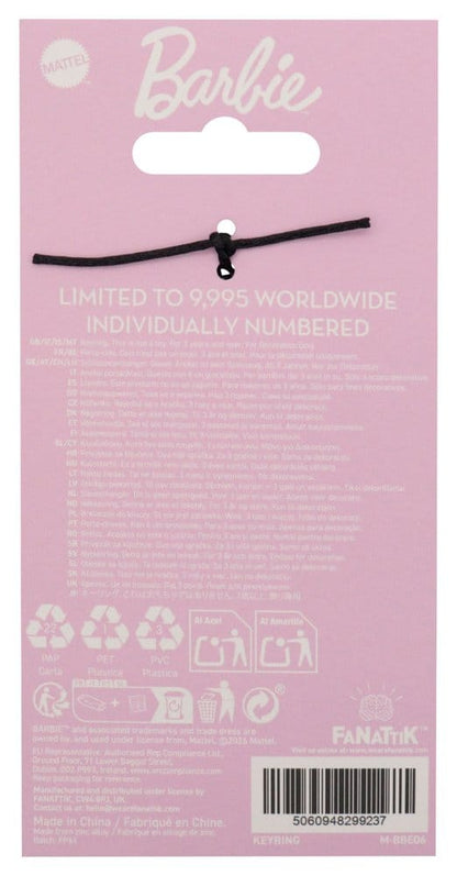 Barbie License Plate Keyring Limited Edition
