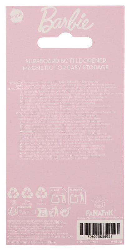 Barbie Bottle Opener Surfboard Magnetic
