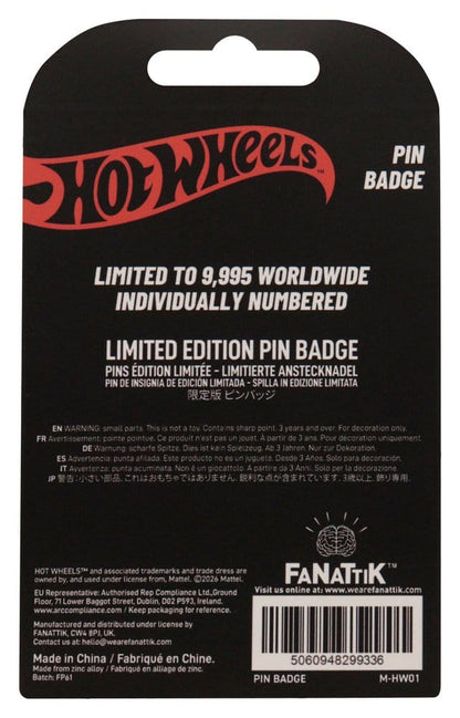 Hot Wheels Pin Badge Race Team Limited Edition