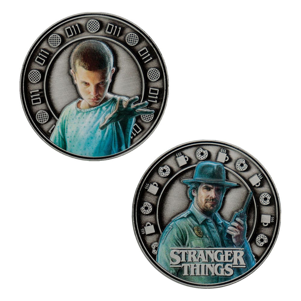 Stranger Things Collectable Coin Eleven & Hopper 4 cm Coins