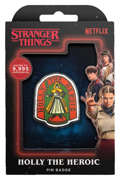 Stranger Things Pin Badge Holly The Heroic Limited Edition