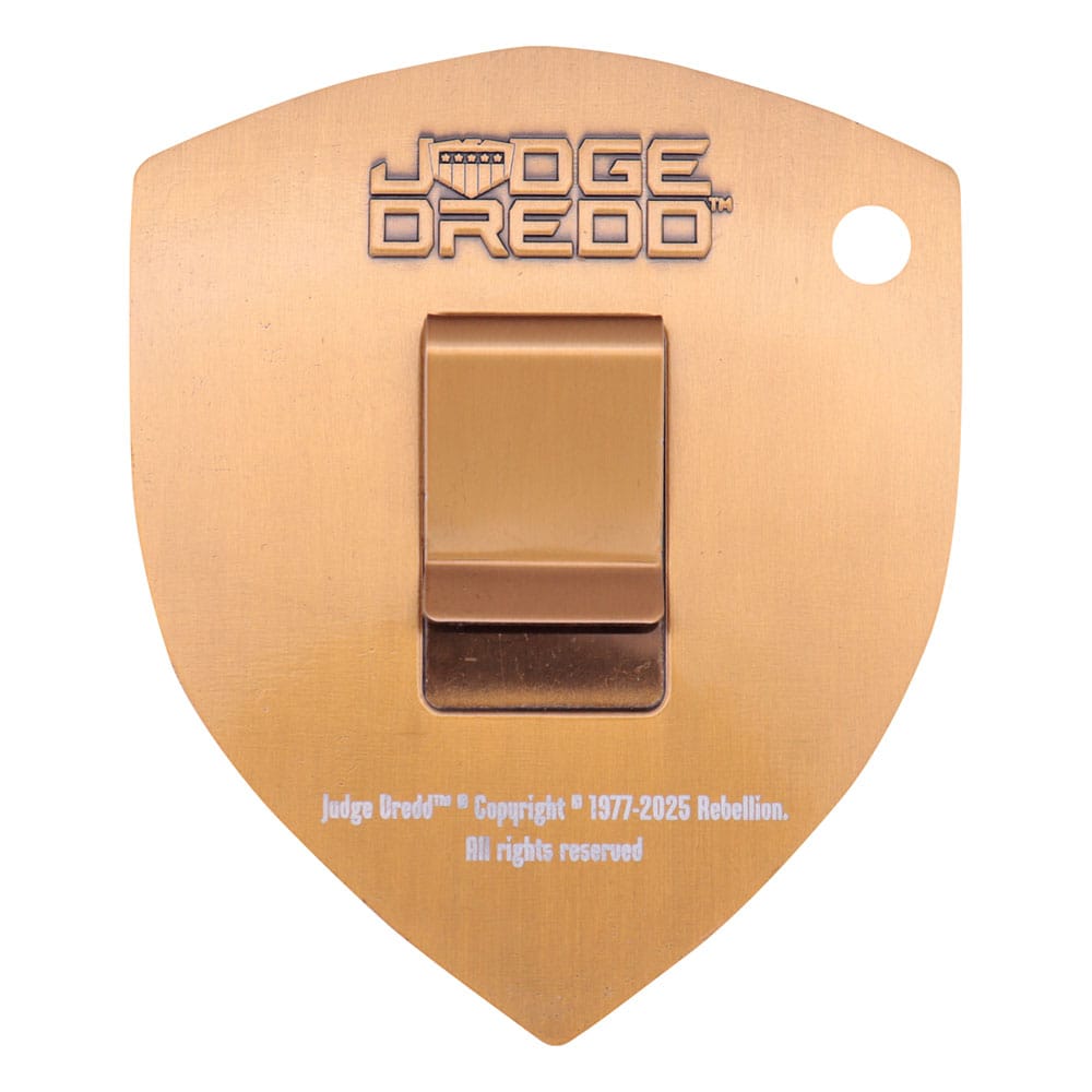 2000 AD Replica Judge Dredd Badge Limited Edition