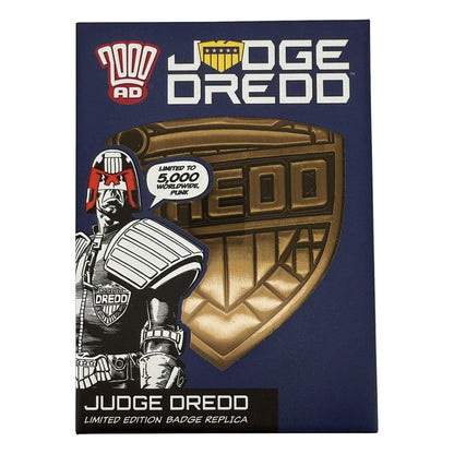 2000 AD Replica Judge Dredd Badge Limited Edition