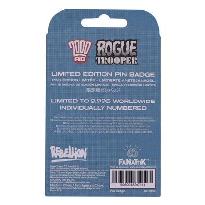 2000 AD Pin Badge Rogue Trooper GI Limited Edition