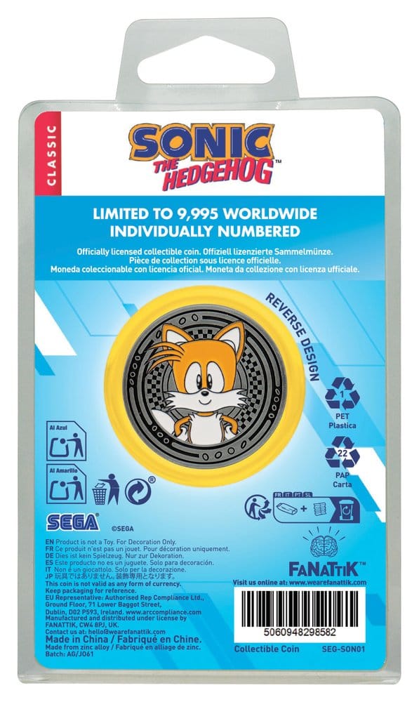 Sonic - The Hedgehog Collectable Coin Sonic & Tails