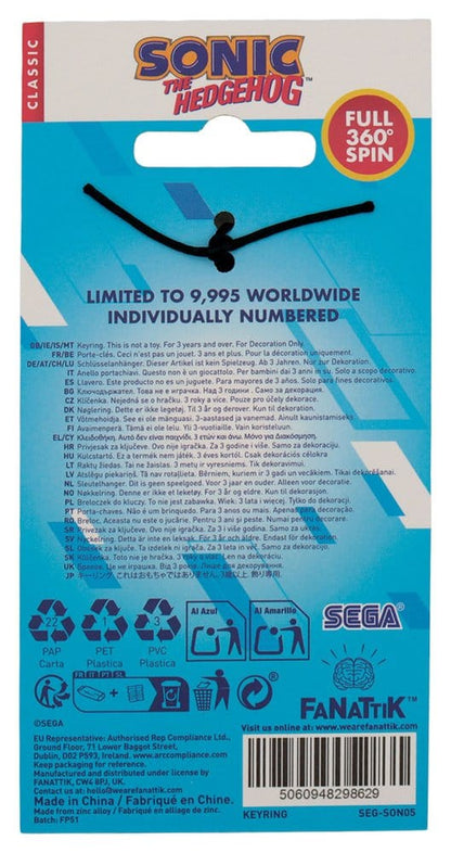 Sonic - The Hedgehog Keychain Keyring Limited Edition