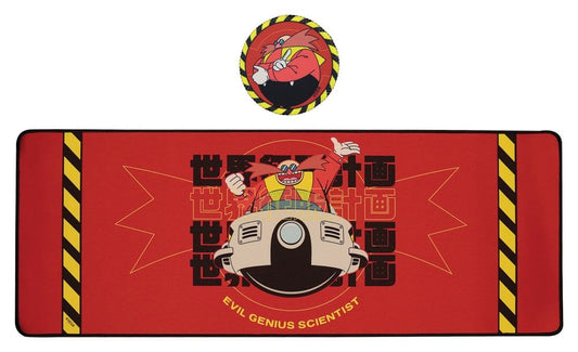 Sonic - The Hedgehog Desk Pad & Coaster Set Dr. Eggman