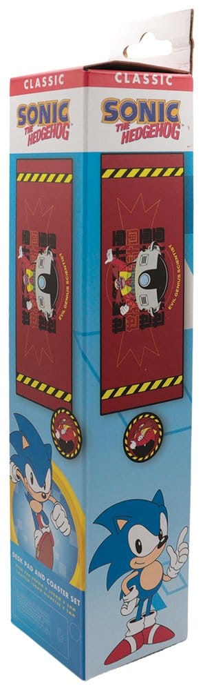 Sonic - The Hedgehog Desk Pad & Coaster Set Dr. Eggman