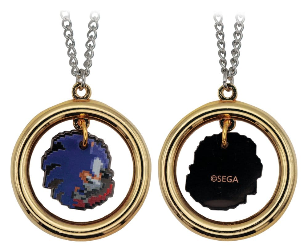 Sonic - The Hedgehog Necklace with Pendant Ring