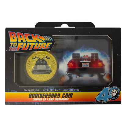 Back To The Future Collectable Coin 40th Anniversary Limited Edition