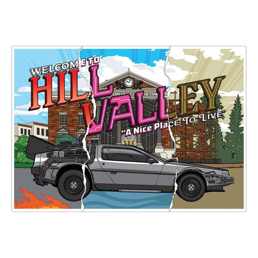 Back To The Future Art Print Hill Valley 40th Anniversary Limited Edition 42 x 30 cm Posters & Wallscrolls