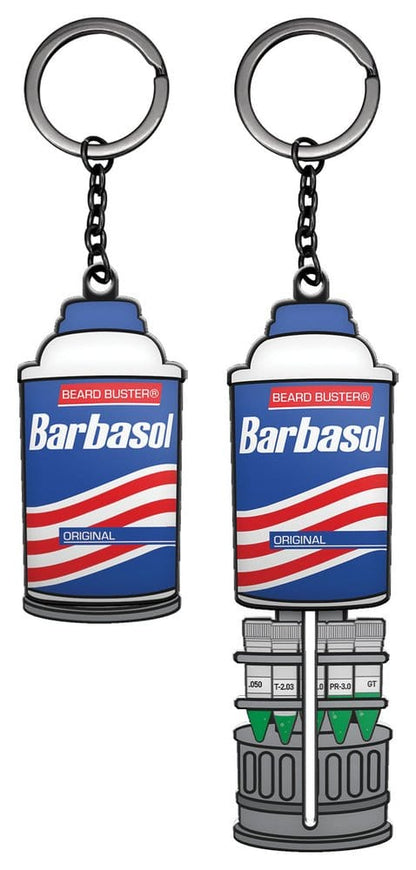Jurassic Park Keychain Sliding Barbasol Can