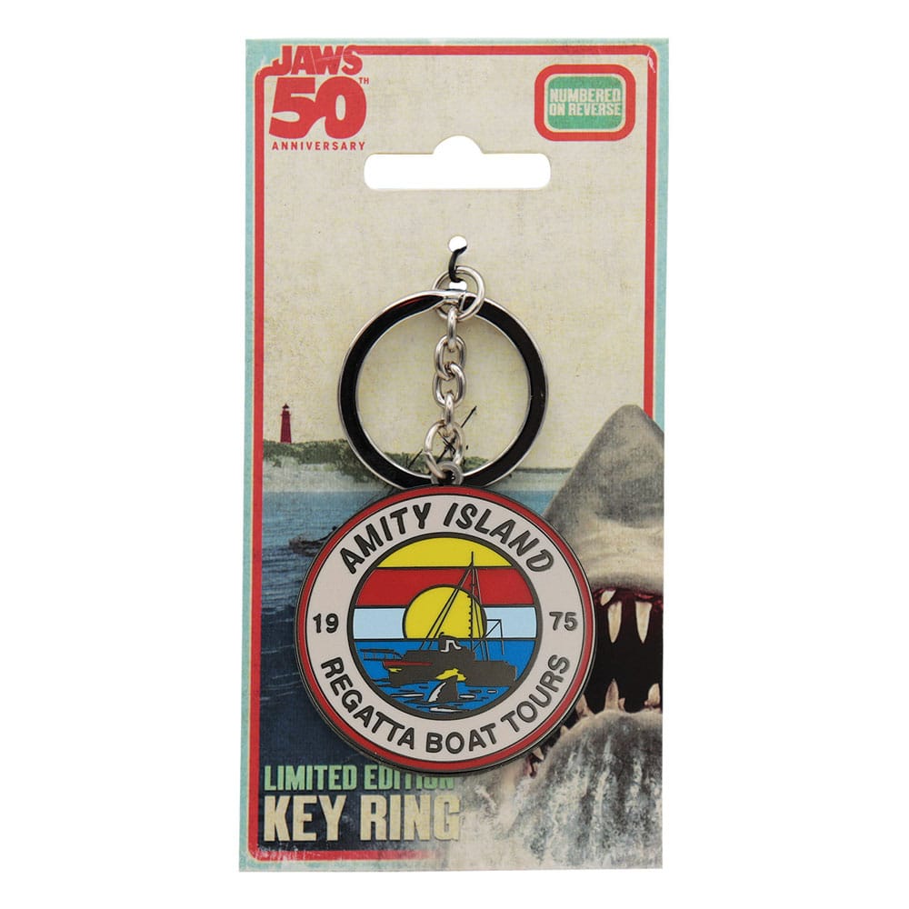 Jaws Keychain 50th Anniversary Regatta Boat Tour Limited Edition Keyrings