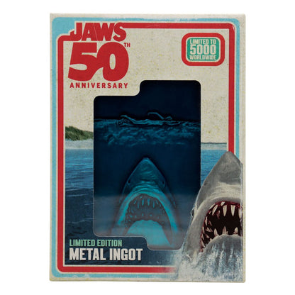 Jaws Ingot 50th Anniversary Poster Limited Edition Coins