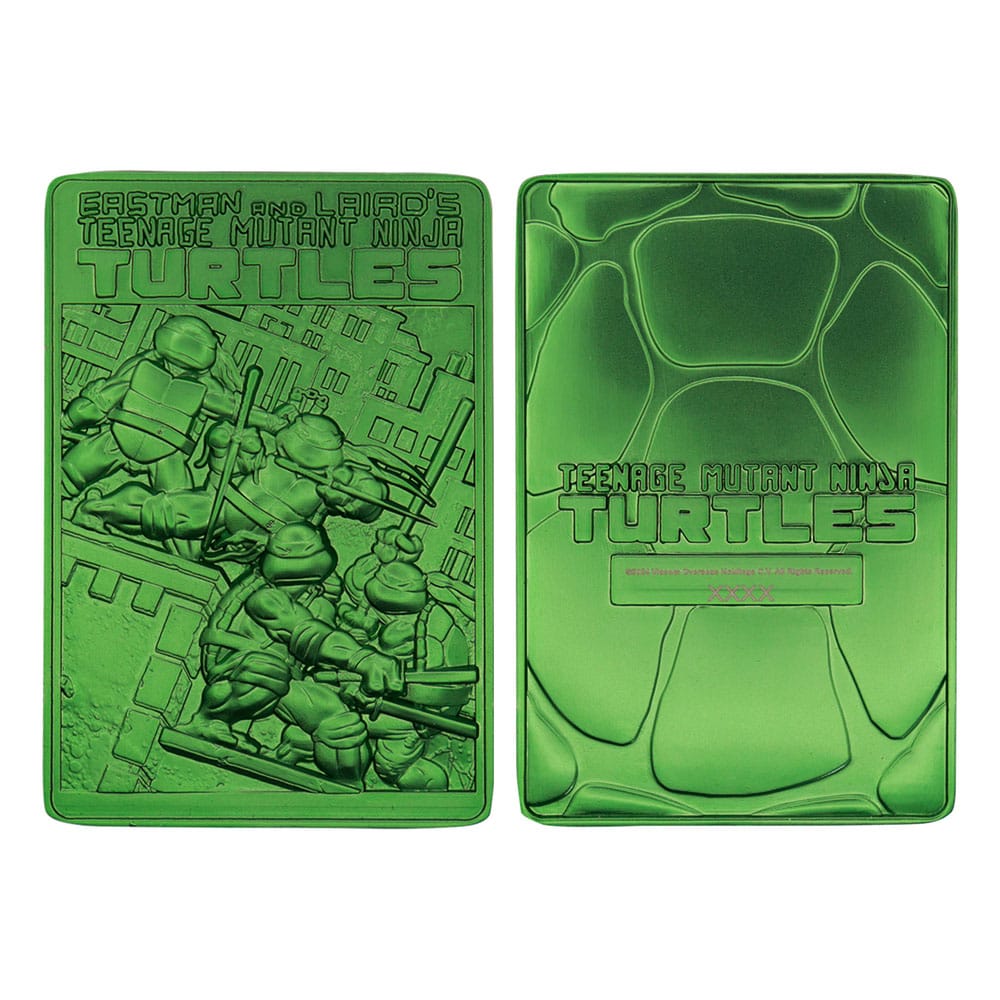 Teenage Mutant Ninja Turtles Ingot 40th Anniversary Green Limited Edition Coins