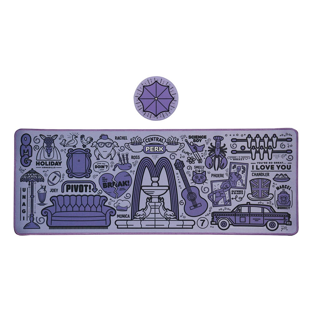 Friends Desk Pad & Coaster Set Stationery