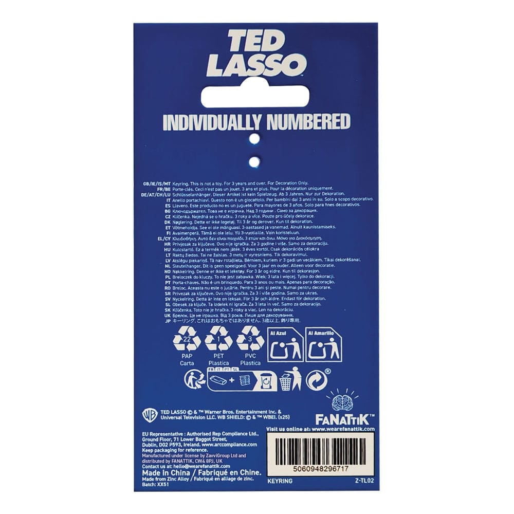 Ted Lasso Keychain Limited Edition