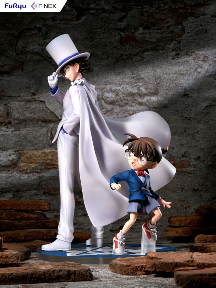 Case Closed F:NEX PVC Statue 1/7 Conan Edogawa & Kid the Phantom Thief 29 cm Statues