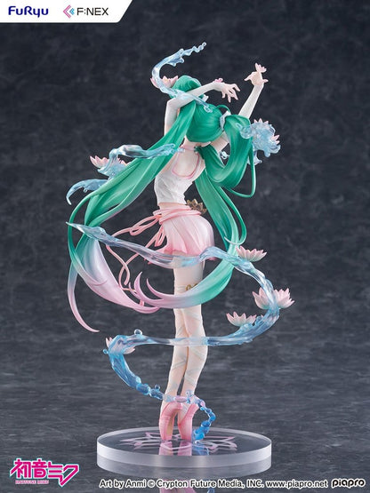 Hatsune Miku F:NEX PVC Statue 1/7 Water lily Ver. 27 cm