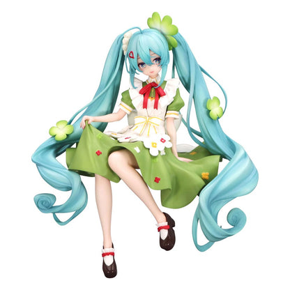 Hatsune Miku Noodle Stopper PVC Statue Flower Fairy Clover 15 cm Statues