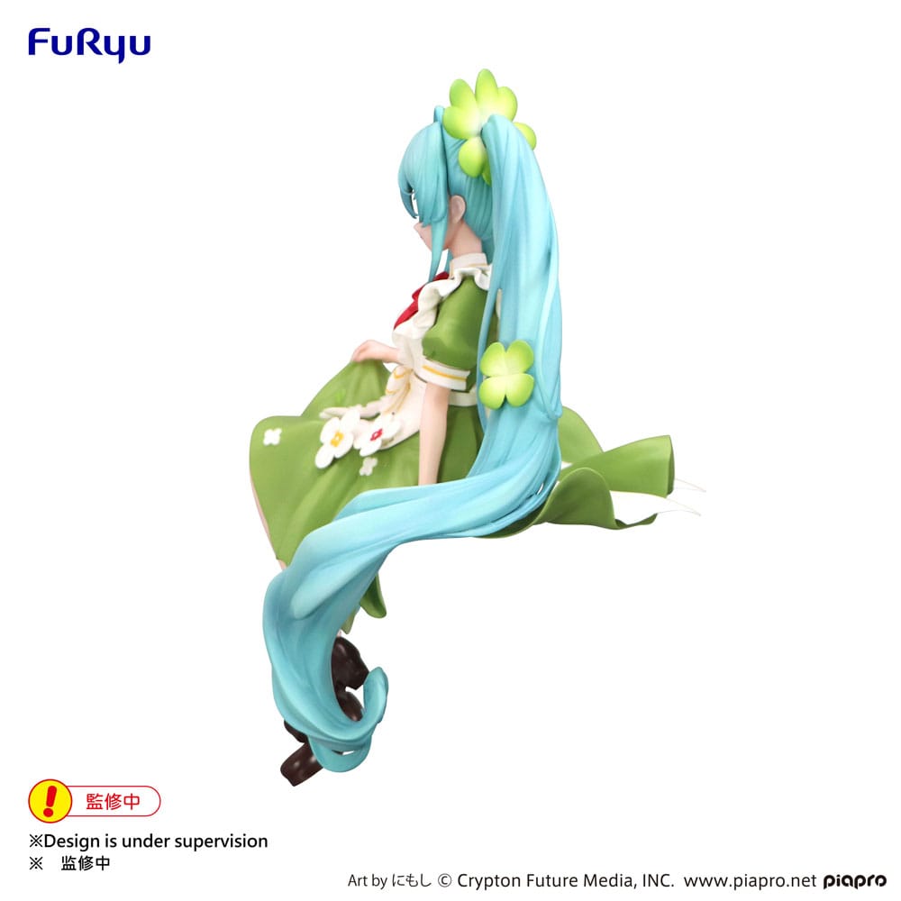Hatsune Miku Noodle Stopper PVC Statue Flower Fairy Clover 15 cm Statues