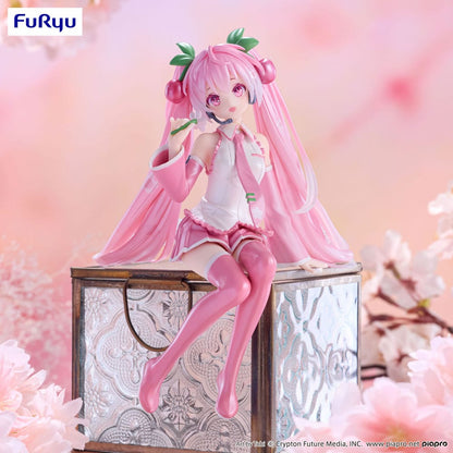 Hatsune Miku Noodle Stopper PVC Statue Sakura Miku 2024 Pearl Color Ver. 15 cm Statues