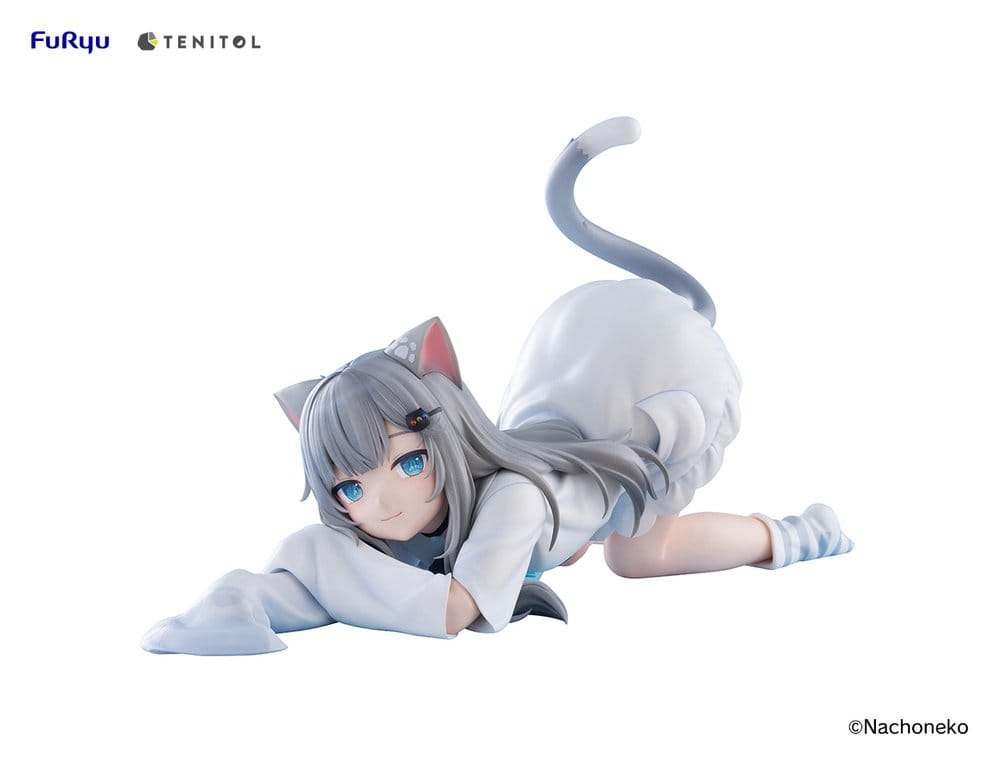 Virtual Youtuber Tenitol Big Noodle Stopper PVC Figure Nachoneko 18 cm