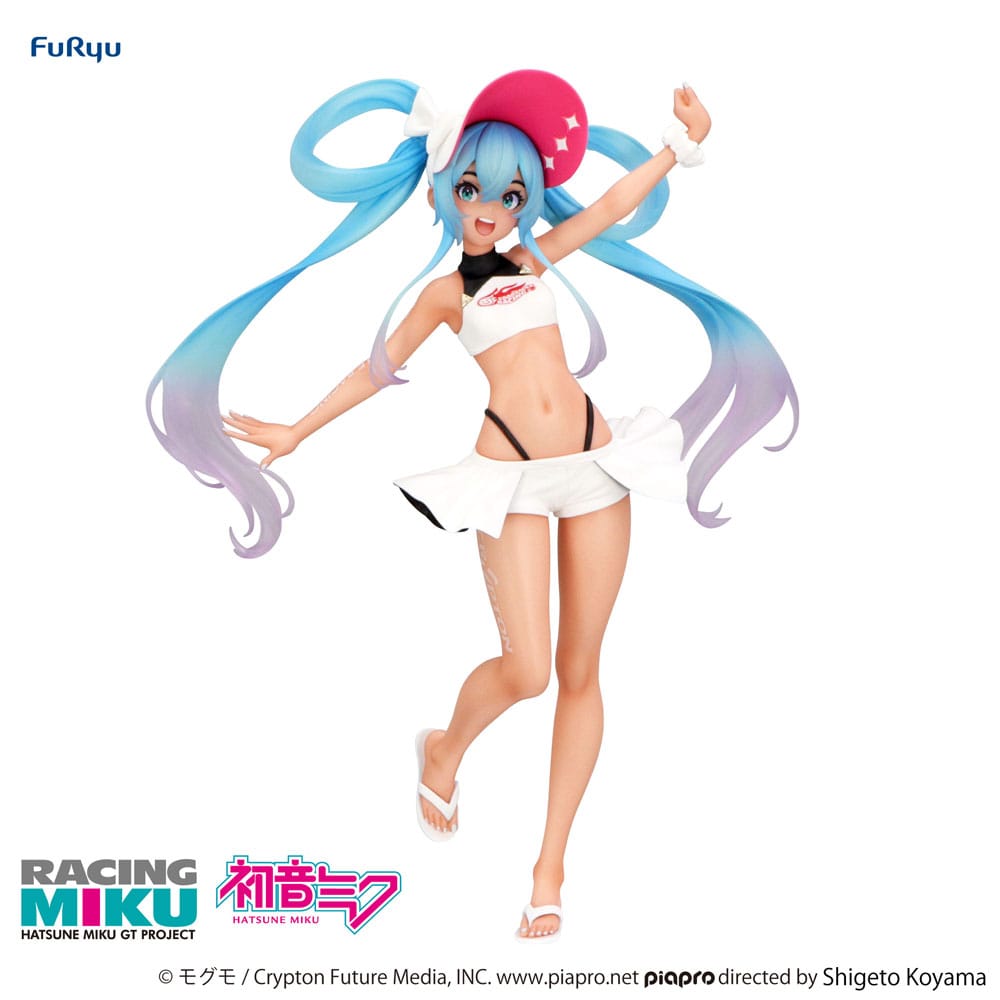 Hatsune Miku GT Project Trio-Try-iT PVC Statue Racing Miku 2024 Summer Holiday Ver. 21 cm Statues