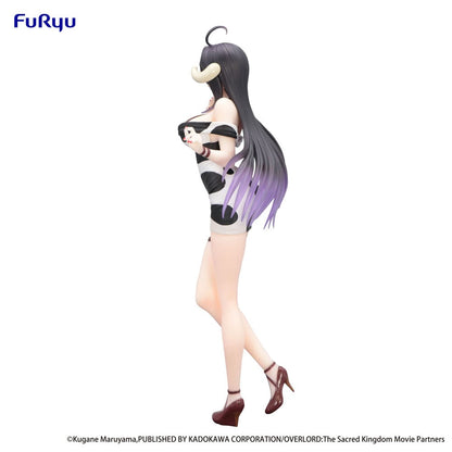 Overlord Trio-Try-iT PVC Statue Albedo Mini Dress Cow Pattern Ver. 21 cm