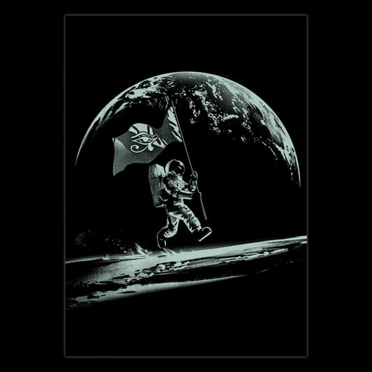 Humankind Poster Glow in the Dark Astronaut