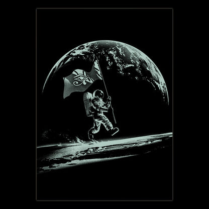 Humankind Poster Glow in the Dark Astronaut Posters & Wallscrolls