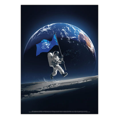 Humankind Poster Glow in the Dark Astronaut