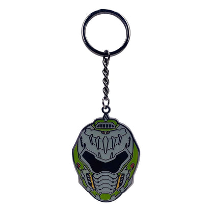 Doom The Dark Ages Metal Keychain Helmet Keyrings