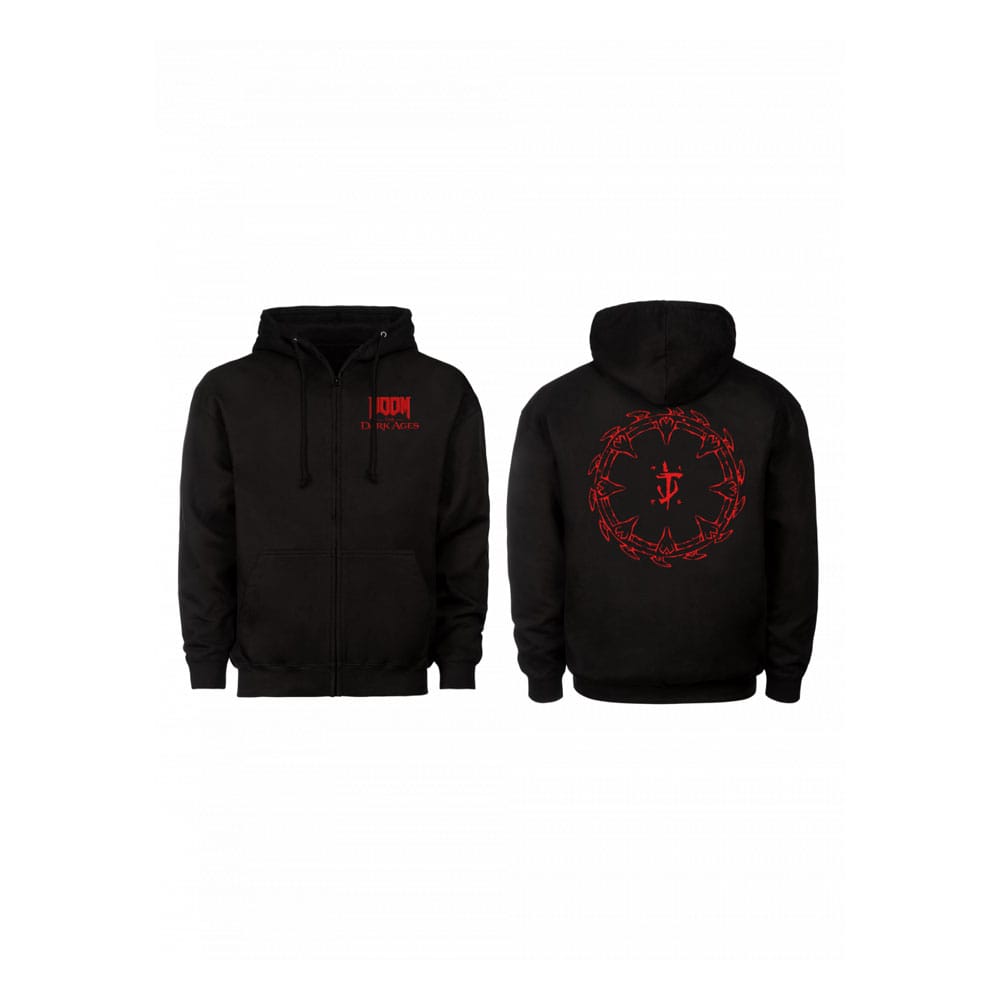 Doom The Dark Ages Hooded Sweater Analog Shield Size M