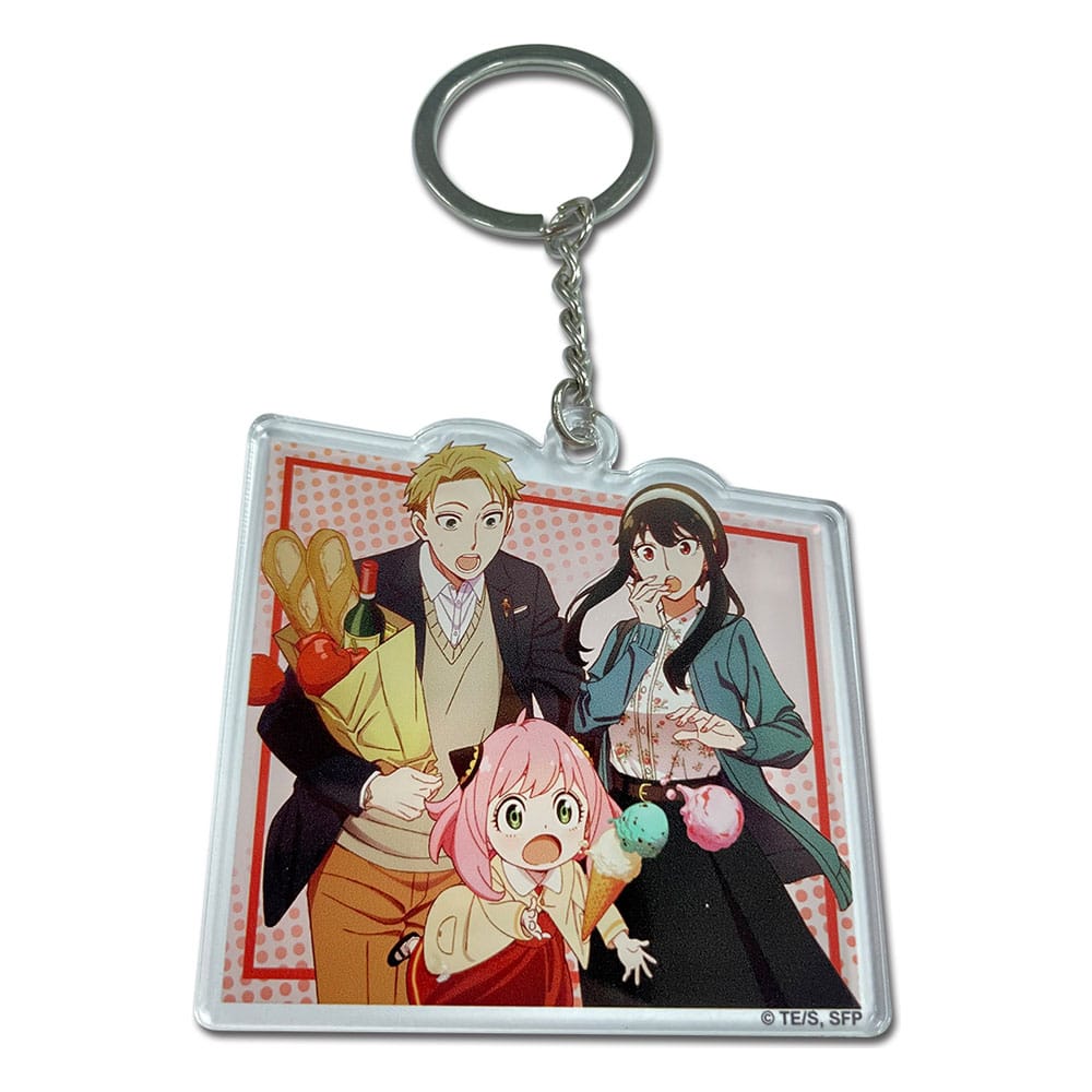 Spy x Family Acrylic Keychain Teaser Art 6 cm Keyrings