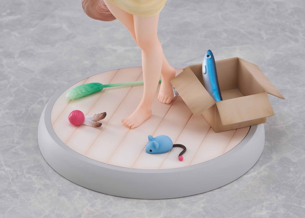 My Cat Is a Kawaii Girl Statue 1/6 Kinako Play With Ver. AmiAmi Limited Edition 21 cm