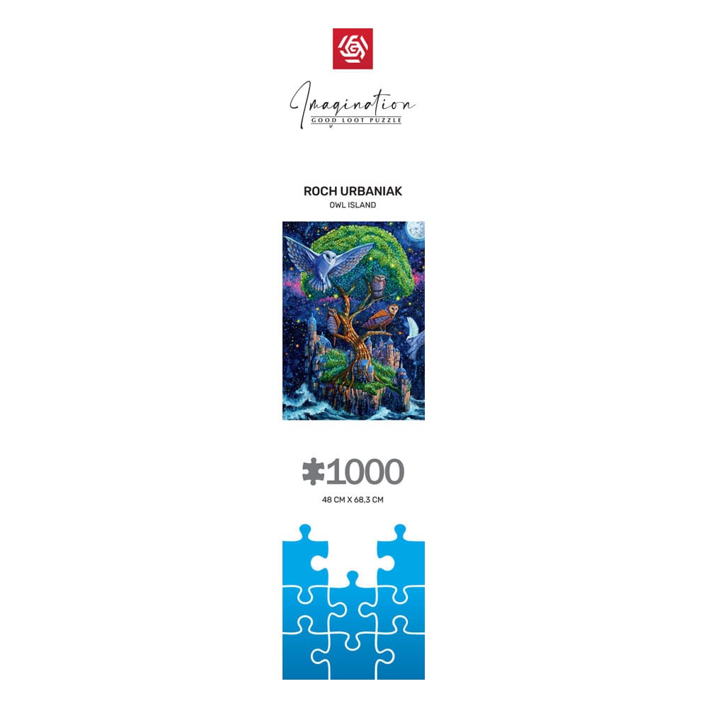 Roch Urbaniak Imagination Puzzle Owl Island / Wyspa Sów (1000 pieces) Puzzles