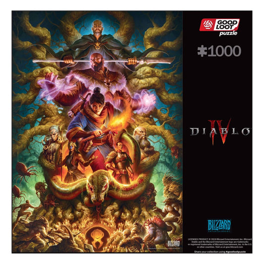 Diablo IV Gaming Puzzle Horadrim (1000 pieces) Puzzles