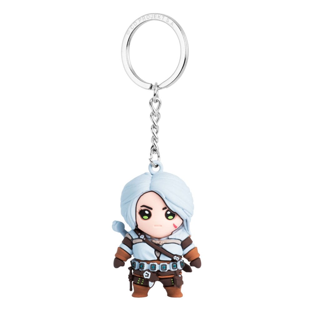 The Witcher Vinyl Keychain Ciri Keyrings