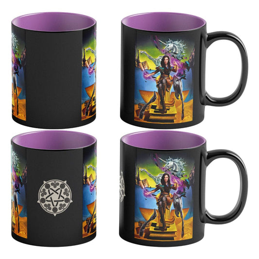 The Witcher III: Wild Hunt Game Art Chronicles Heat Change Mug Yennefer inspired by Salvador Dali 450 ml