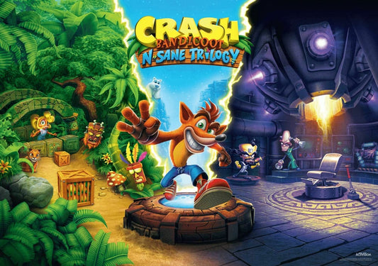 Crash Bandicoot N Sane Puzzle Triology (1000 pieces) Puzzles