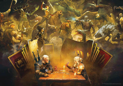 The Witcher Puzzle Playing Gwent (1000 pieces) Puzzles