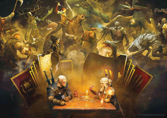 The Witcher Puzzle Playing Gwent (1000 pieces) Puzzles