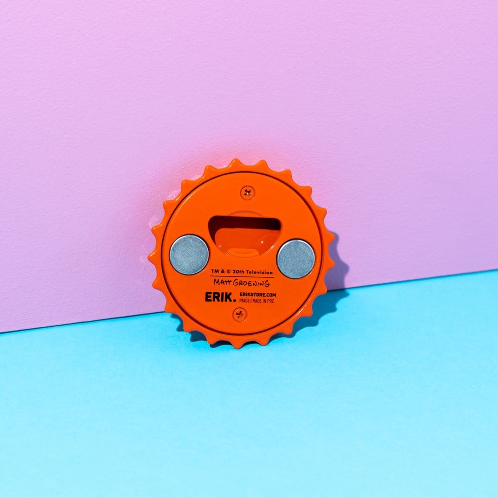 The Simpsons Magnet with Bottle Opener Duff Beer 7 cm