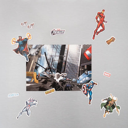 Marvel Die-Cut Magnet Set Avengers