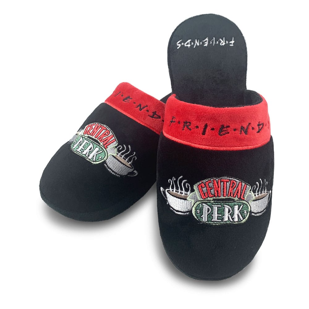 Friends Slippers Logo Central Perk White EU 5 - 7 Footwear
