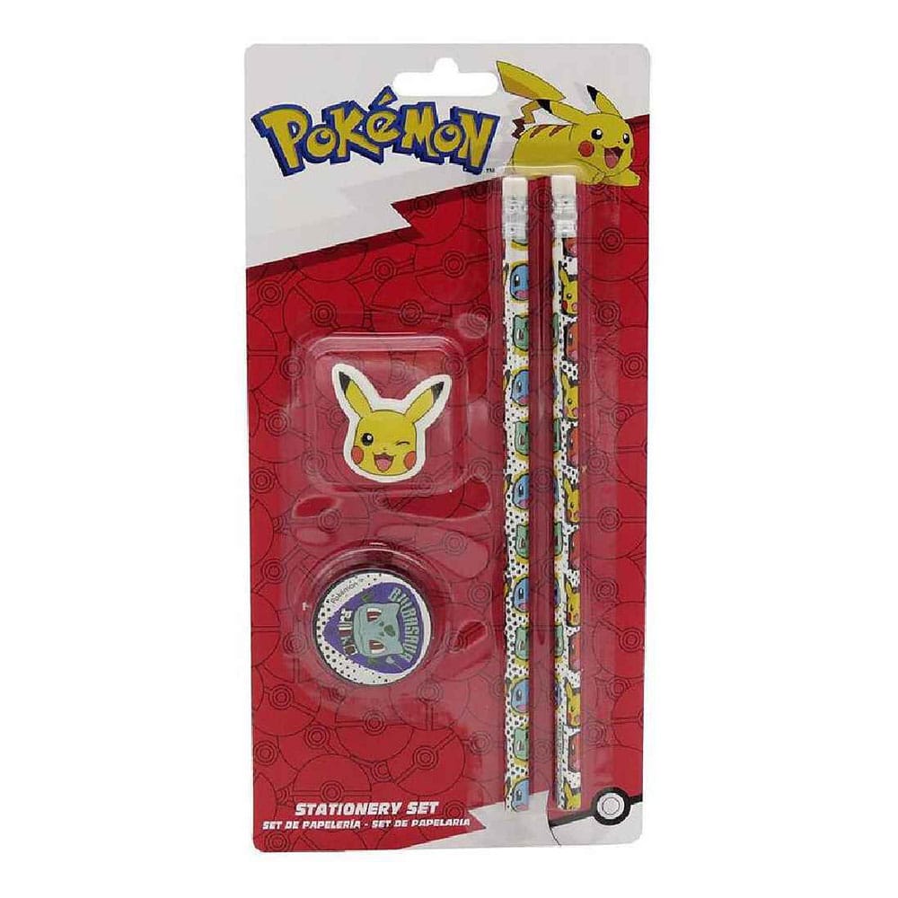 Pokémon stationery set 4 pieces