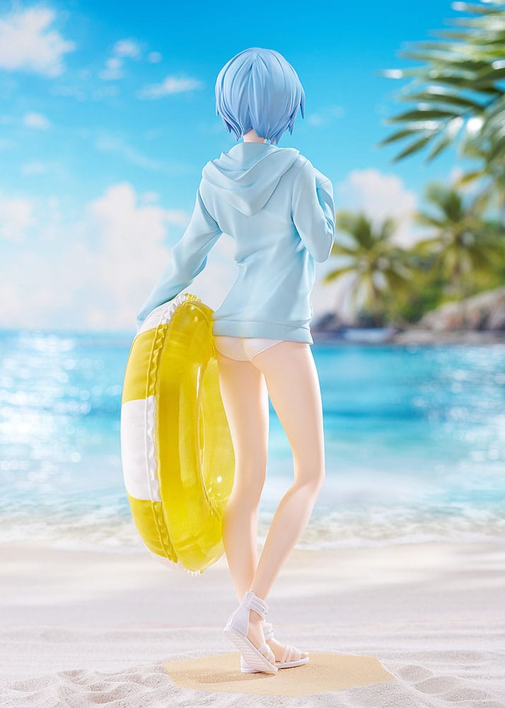 Rebuild of Evangelion Pop Up Parade L PVC Statue Beach Queens: Rei Ayanami 22 cm