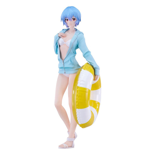 Rebuild of Evangelion Pop Up Parade L PVC Statue Beach Queens: Rei Ayanami 22 cm