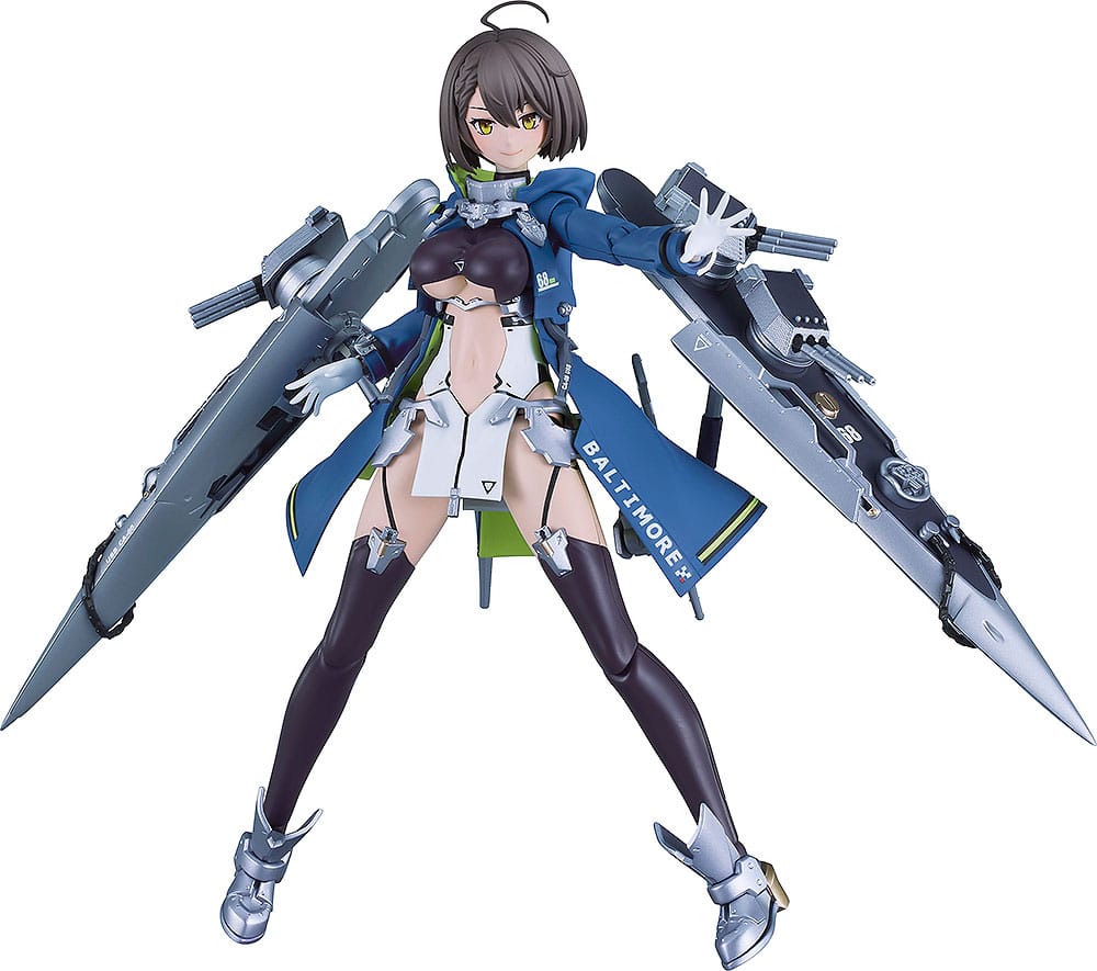 Azur Lane Plastic Model Kit PLAMATEA Baltimore 16 cm Model kits